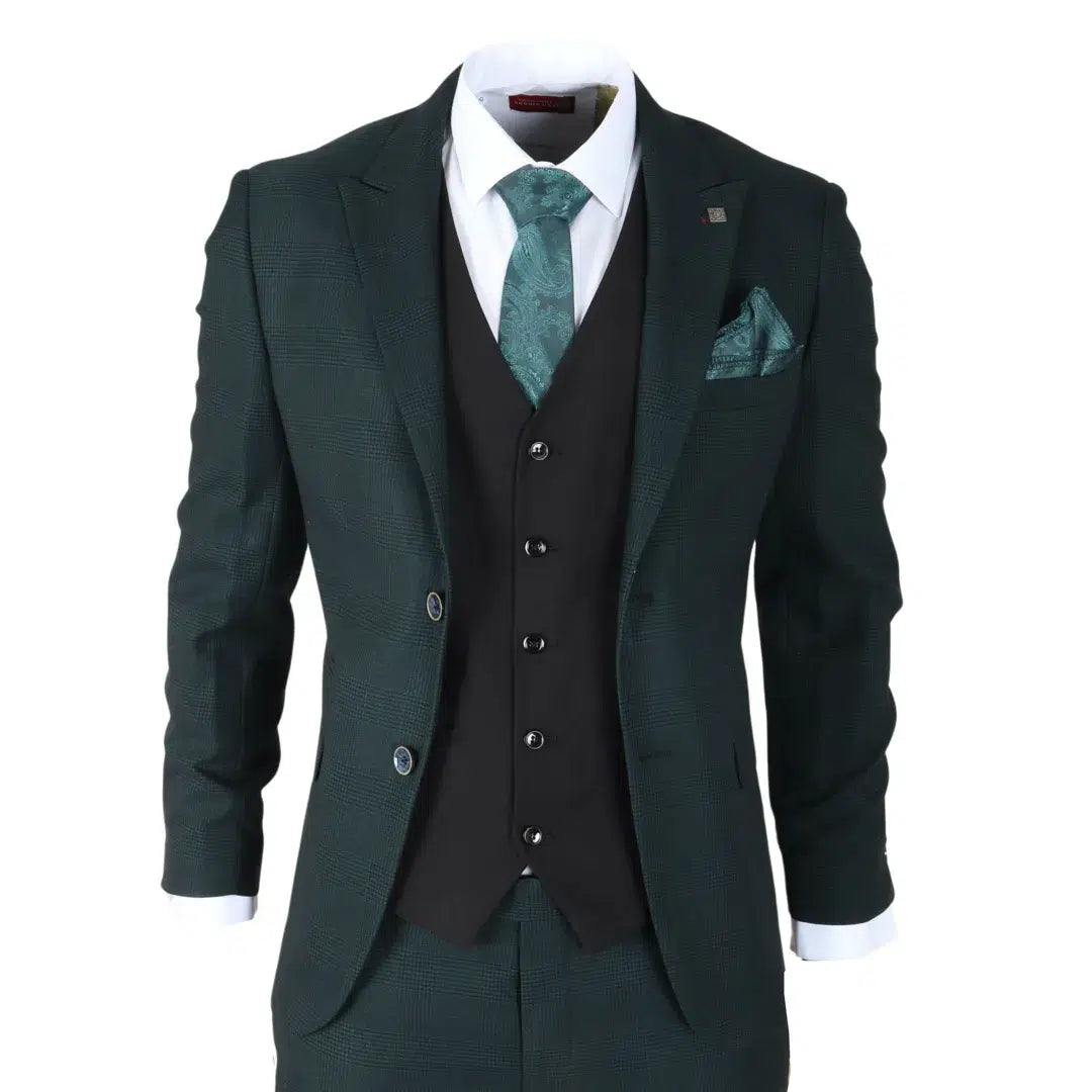 YYI Heren 3-delig pak Twee knopen Jas Vest en broek Diner Bruiloft YYI Heren 3-delig pak Twee knopen Jas Vest en broek Diner Bruiloft