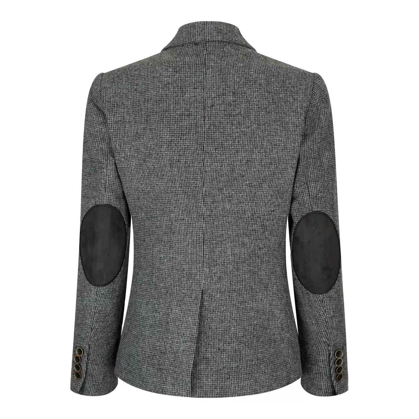 Women Grey Tweed Herringbone blazer 1920's Peaky Tailored Fit Vintage Retro