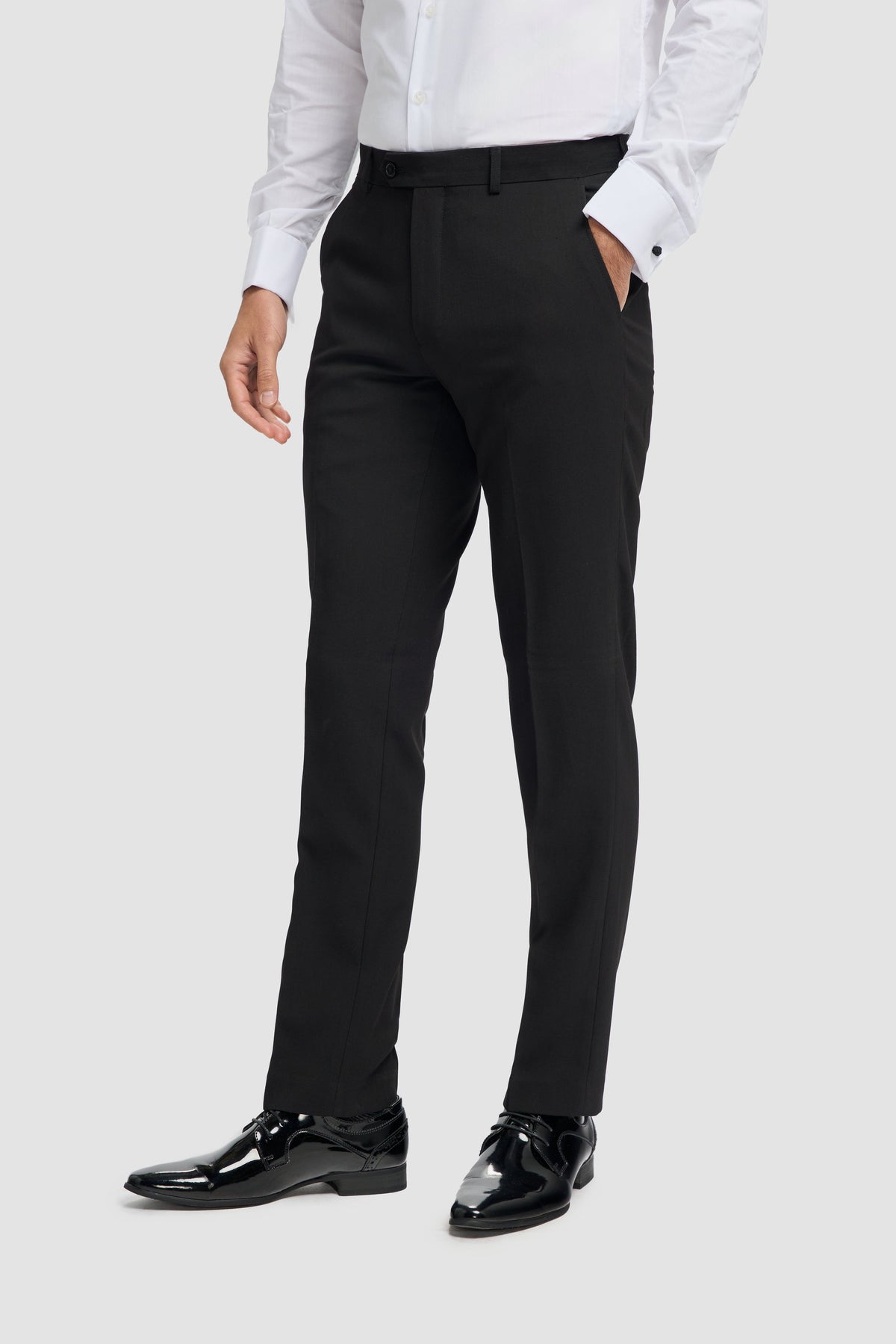 Tux - Zwarte klassieke smokingbroek voor heren