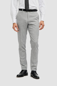 Malibu - Grijze formele broek voor heren