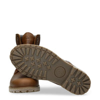 03 GTX C1 - Waterdichte enkellaarsjes van leer voor heren in de kleur Bark Brown