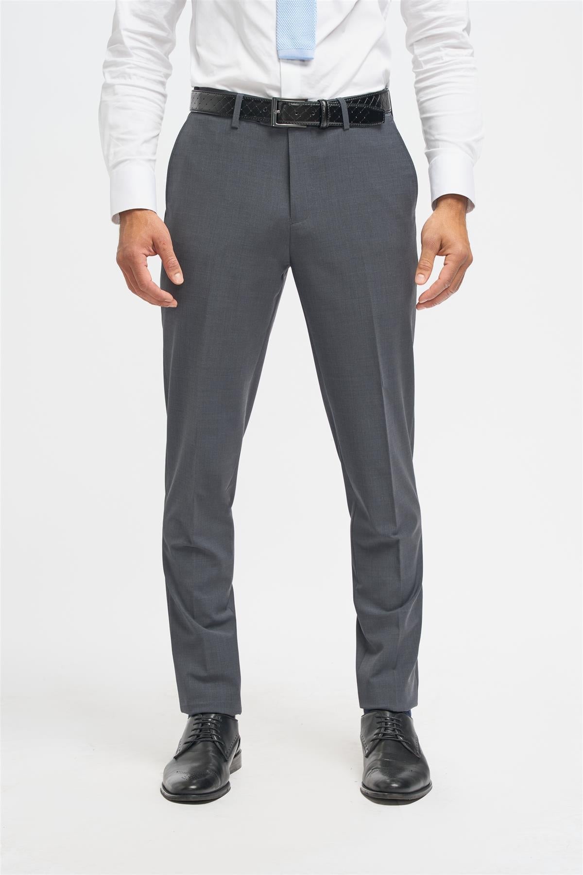 Bond - Heren Charcoal Formele Broek