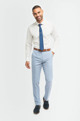 Miami - Heren Blauwe Crosshatch Broek