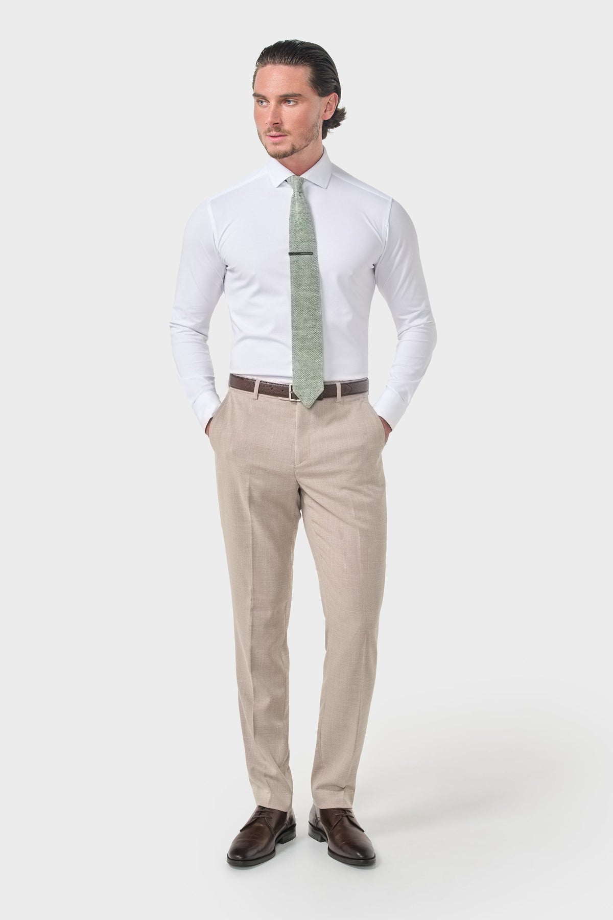 Miami - Beige trouwbroek voor heren