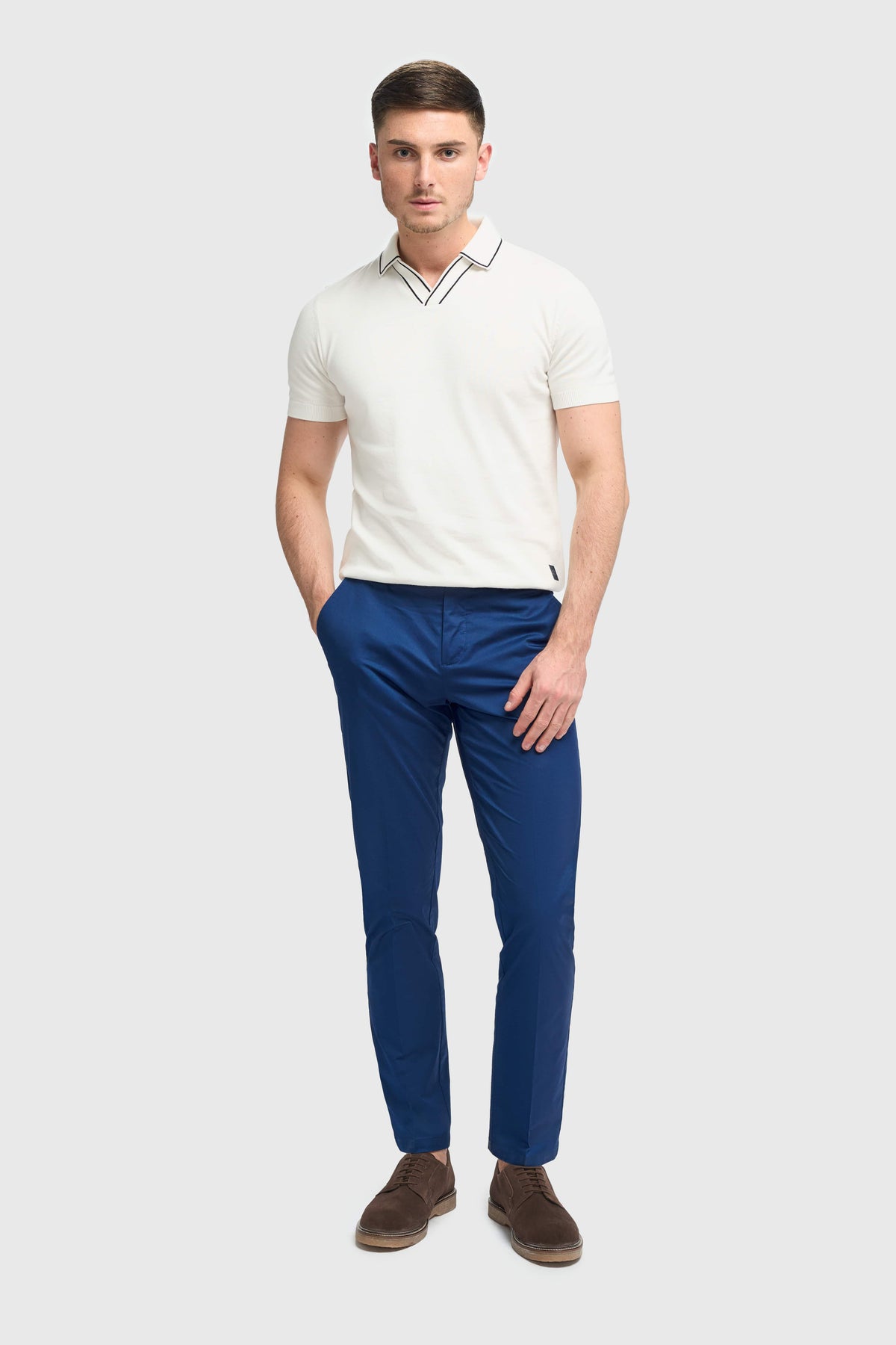 Mario - Heren Zomerblauwe Nette Broek