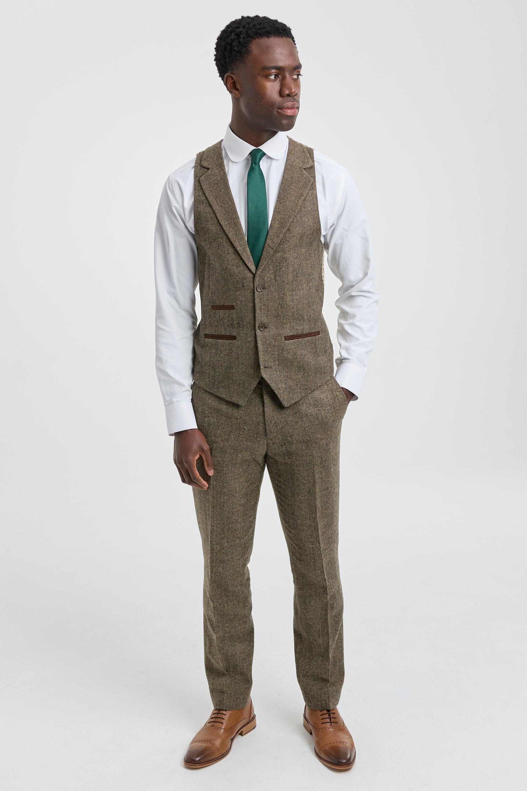 AeoTeokey Heren Retro visgraat pakken wollen vesten tweed vesten trouwgetuige, rood, L AeoTeokey Heren Retro visgraat pakken wollen vesten tweed vesten trouwgetuige, rood, L