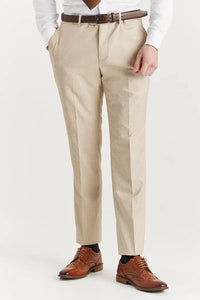 Belmont - Beige herenbroek
