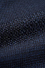 Caridi - Heren Tweed Marineblauw Vest