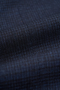 Caridi - Heren Tweed Marineblauw Vest