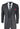 Mens Dark Grey Charcoal 3 Piece Suit Classic Stitch Wedding Summer Prom Classic