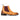 Mens Slip On Real Leather Brogue Boots Brown Tan Classic Smart Formal London