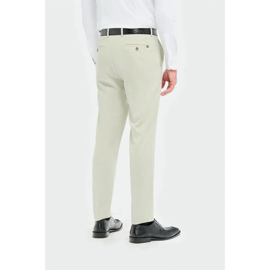 Tropez - Heren Sage Green Formele Broek