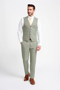 Miami - Heren Sage Green Zomervest