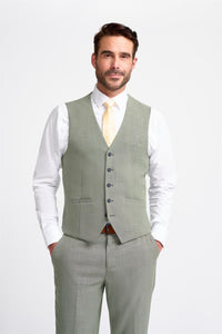 Miami - Heren Sage Green Zomervest