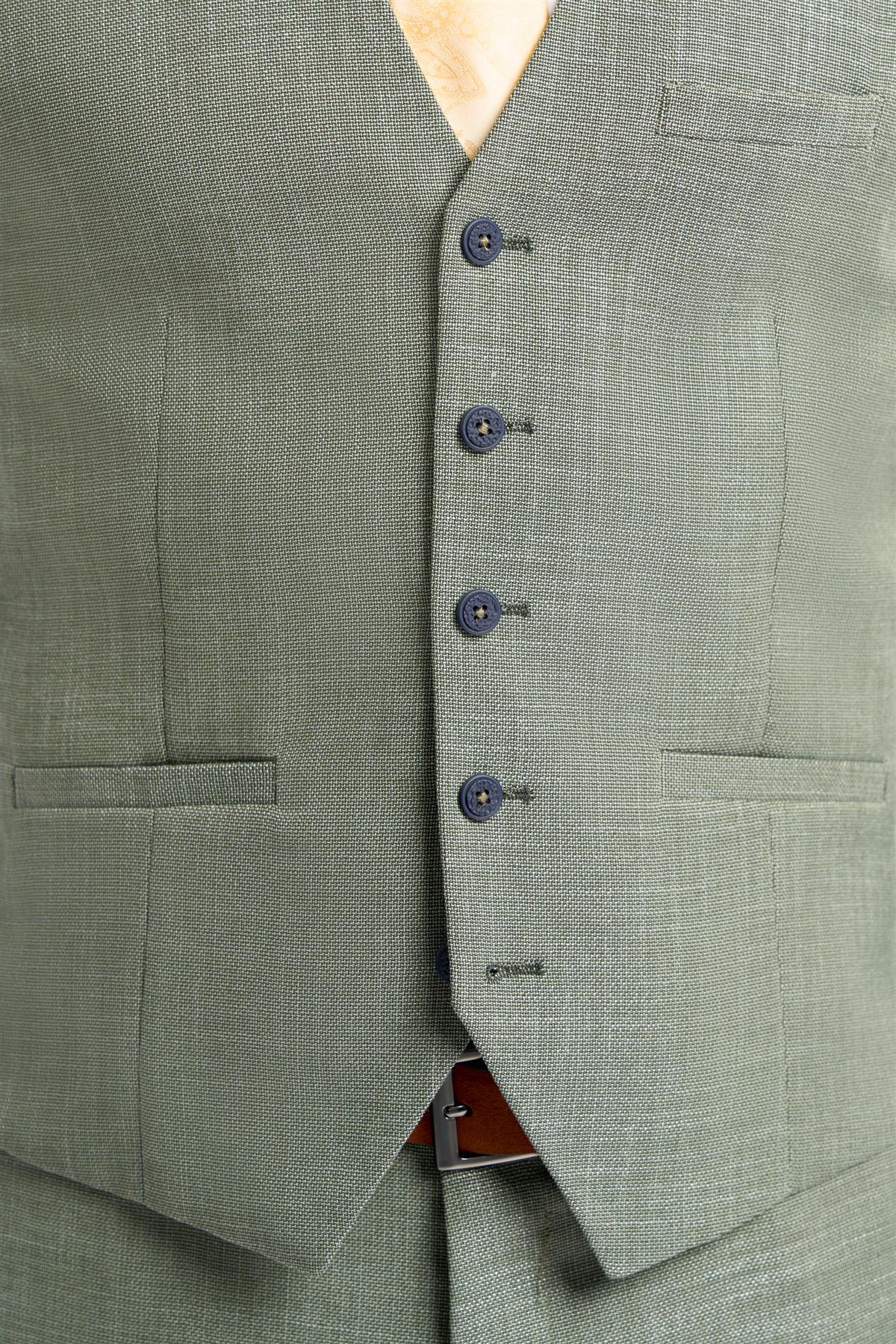 Miami - Heren Sage Green Zomervest