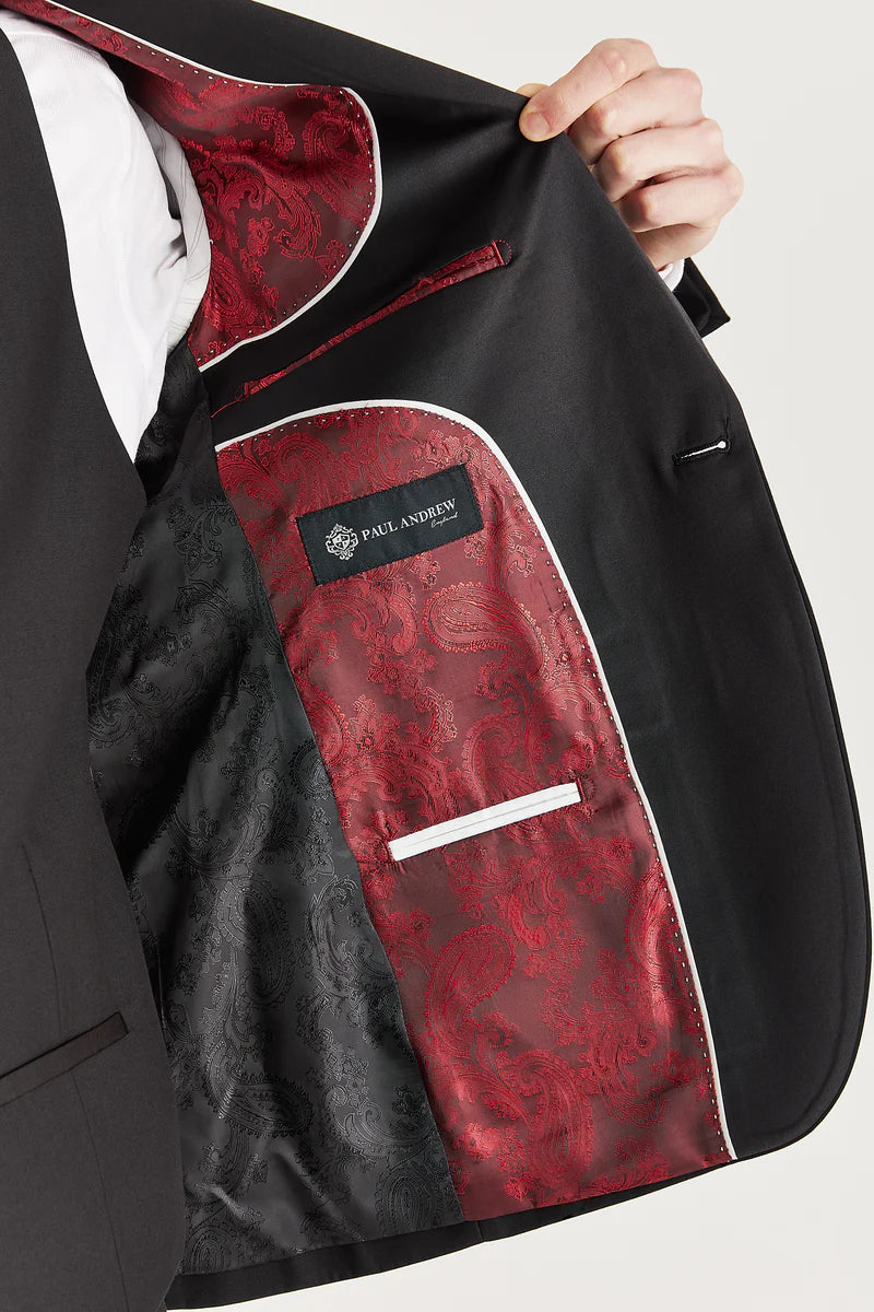 Harry - Zwarte double-breasted smokingblazer voor heren