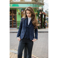 TPSTZ72 - Marineblauwe tweedblazer voor dames