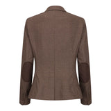 TPW50 - Dames bruin 3-delig Prince of Wales-ruitpak