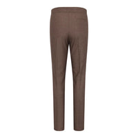 TPW50 - Dames bruin 3-delig Prince of Wales-ruitpak