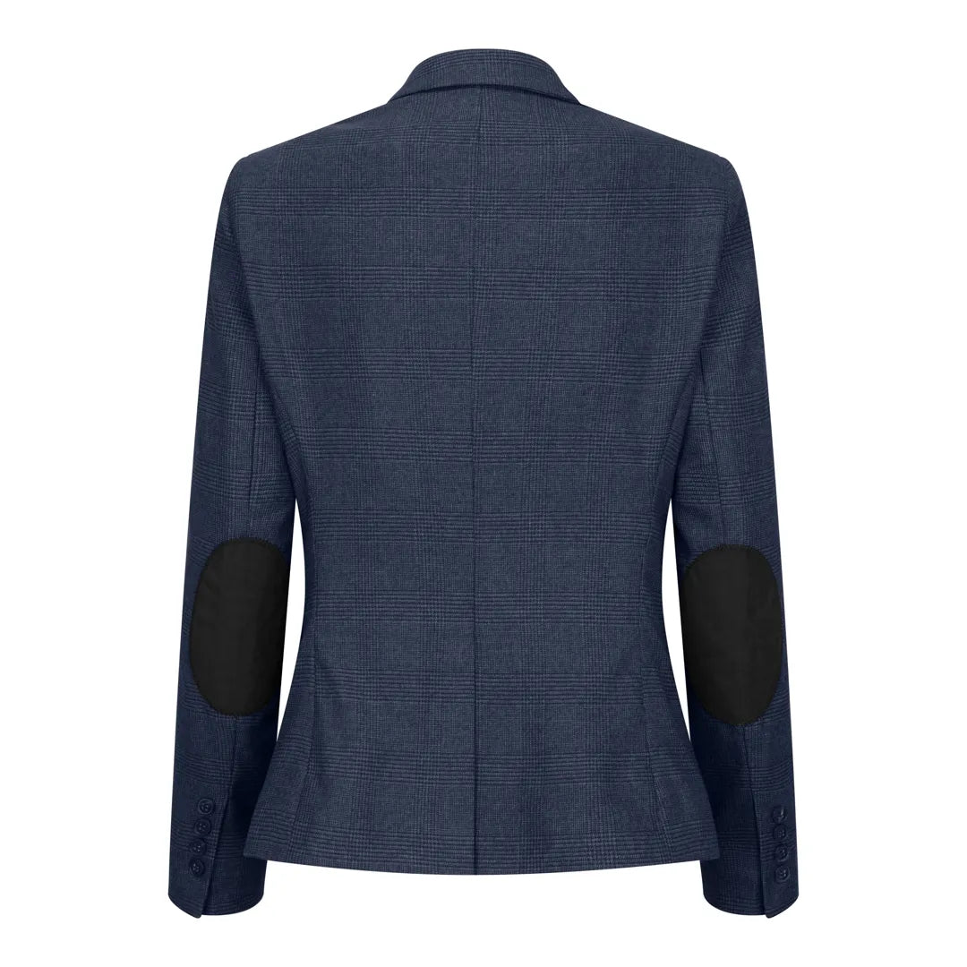 TPW52 - Marineblauw 3-delig Prince of Wales-ruitpak voor dames