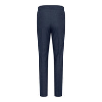 TPW52 - Marineblauw 3-delig Prince of Wales-ruitpak voor dames