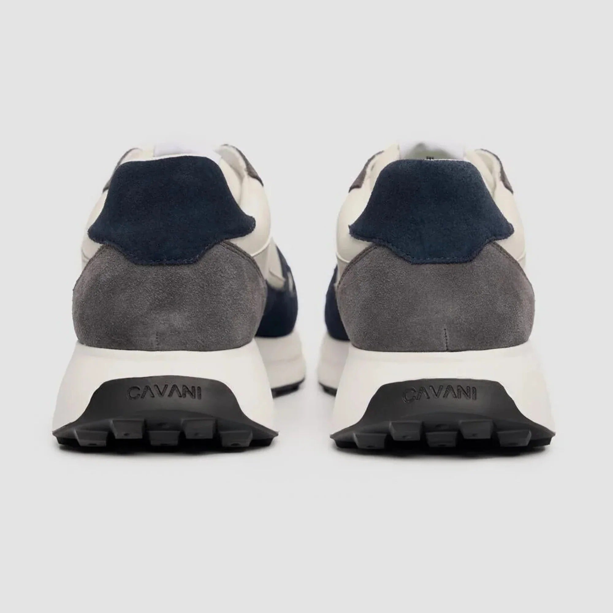 Albany - Grijze, ademende mesh casual sneakers voor heren
