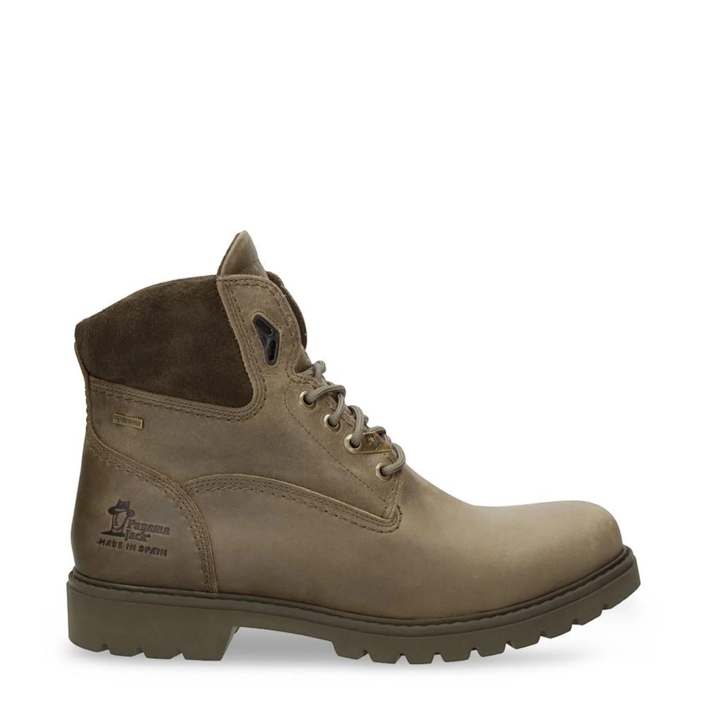 Amur GTX C32 - Khaki waterdichte leren enkellaarsjes voor heren