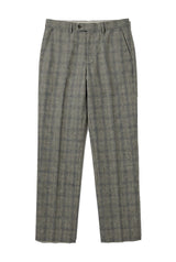 Andrew - Heren grijze geruite broek