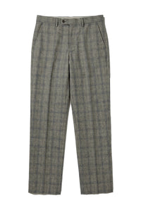 Andrew - Heren grijze geruite broek