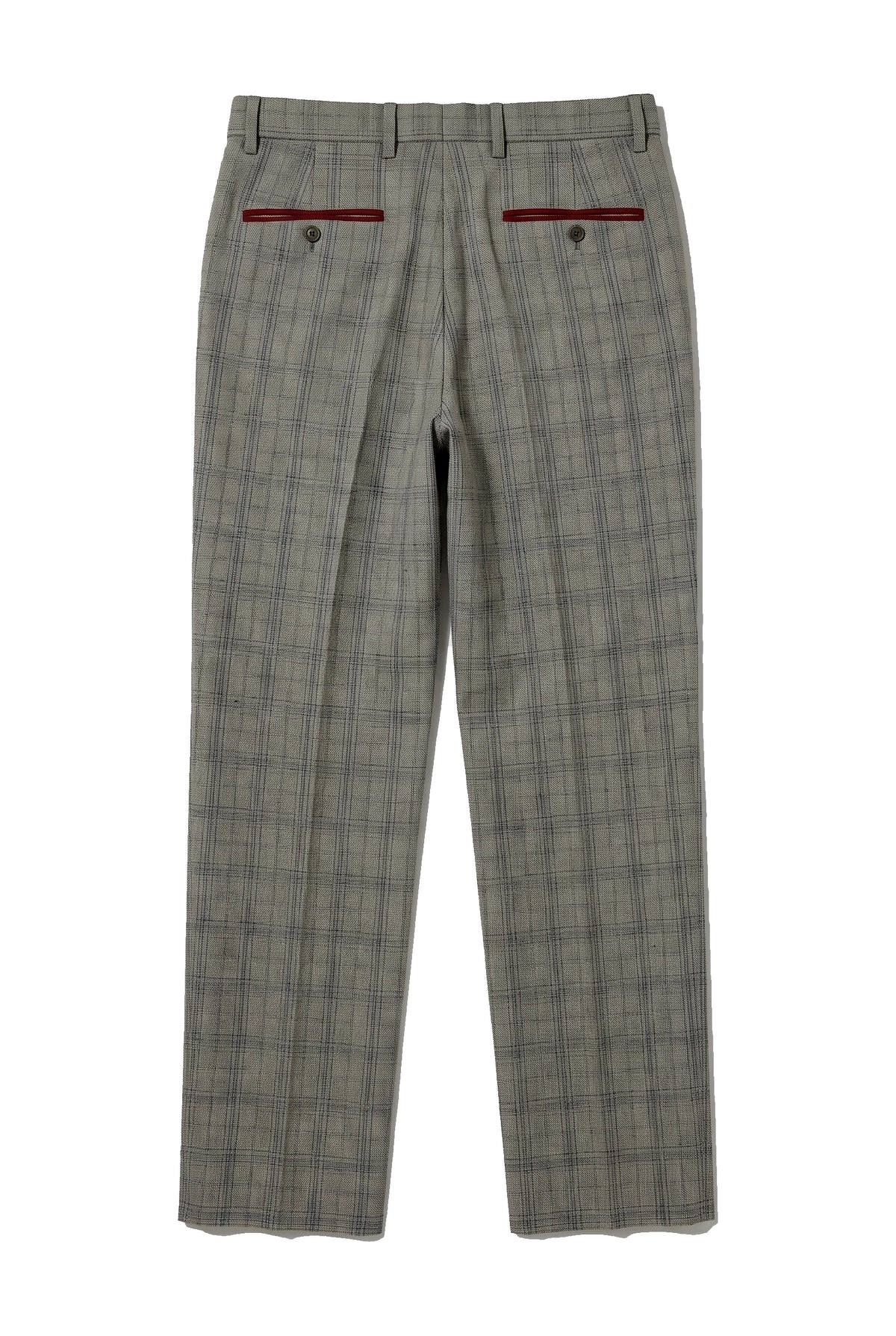 Andrew - Heren grijze geruite broek