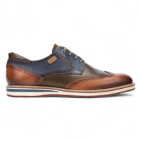 Avila - Heren Brandy Bruine Veterschoenen Leren Brogue