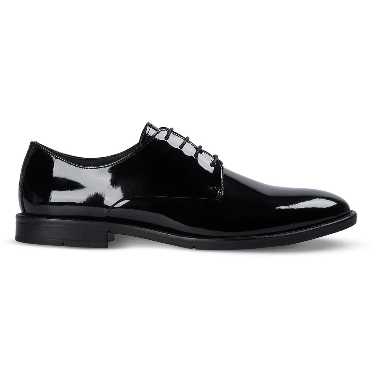 Beaumont - Heren Derby schoenen van zwart lakleer