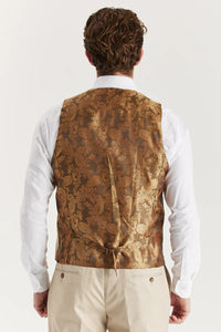 Belmont - Beige herengilet met getailleerde pasvorm