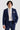Belmont - Marineblauwe getailleerde blazer voor heren