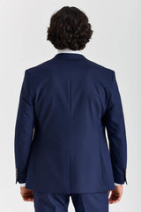 Belmont - Marineblauwe getailleerde blazer voor heren