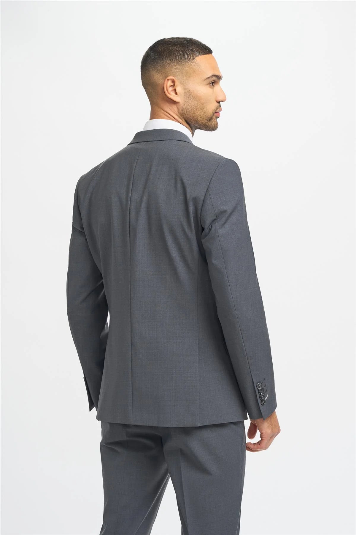 Bond - Heren Charcoal Double Breasted Blazer
