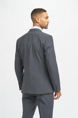 Bond - Heren Charcoal Tailored Fit Blazer
