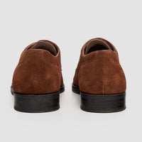 Brera - Klassieke veterschoenen voor heren van bruin suède