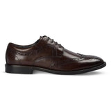 Cambridge - Donkerbruine wingtip brogue derby schoenen voor heren