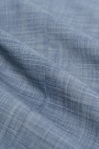 Camden - Blauw driedelig pak met ruitpatroon voor heren