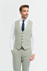 Camden - Heren Sage Green Gilet