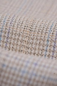 Caridi - Tweed beige herenbruidsbroek
