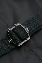 Caridi - Heren olijfgroen tweed gilet