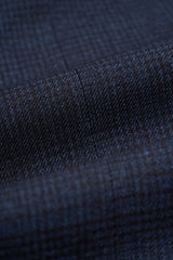 Caridi - Heren Tweed Marineblauwe Broek
