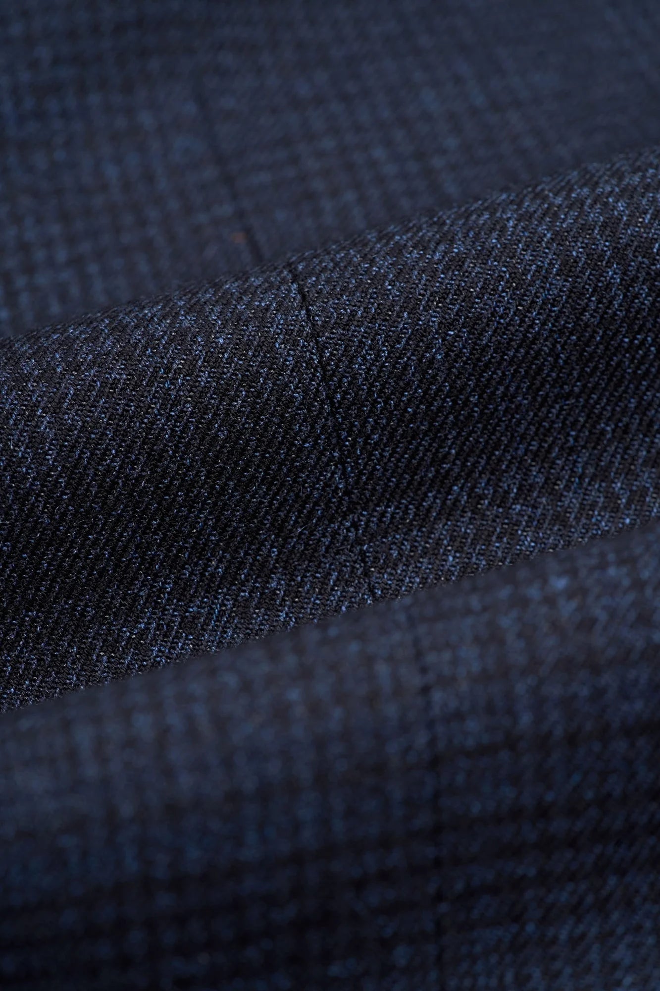 Caridi - Heren Tweed Marineblauwe Blazer
