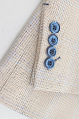 Crèmekleurig 3-delig trouwpak voor heren - Cavani Caridi