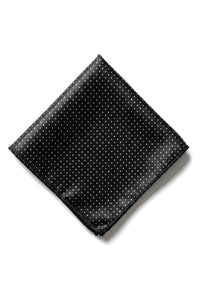 Cavani Satijnen Stropdas - Bijpassende Satijnen Zijden Stropdas voor Heren, Zakdoek & Stropdasclip, Polka Dot Bruiloft, Gala, Kantoor
