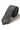 Antracietgrijze geruite tweed stropdas met zakdoek en stropdasclip - Antracietgrijze