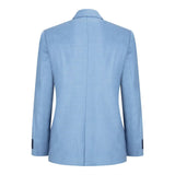 Boys 3 Piece Suit Sky Blue Light Wedding Party Christening Smart Formal