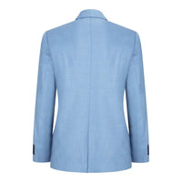 Boys 3 Piece Suit Sky Blue Light Wedding Party Christening Smart Formal